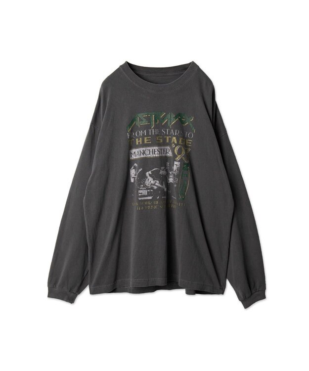 WEGO 【ユニセックス着用ITEM】ピグメントグラフィックT（LS） 柄2