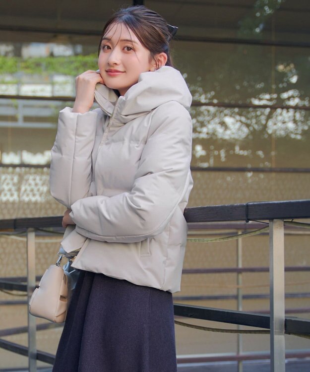 Tiaclasse 【安田美沙子さん着用・新色追加】シームレスダウンコート グレー