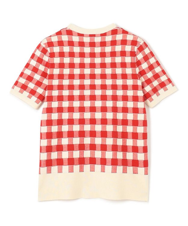 JOSEPH ヴィシー  ジャカード　ニットTEE Crimson Combo