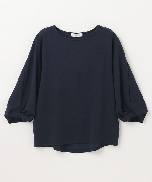 ANY ツイストスリーブ トップス ネイビー