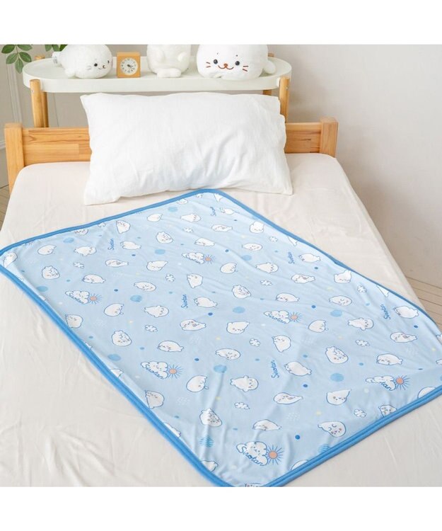 Mother garden しろたん クール ブランケット 《のんびり柄》リバーシブル のんびり柄