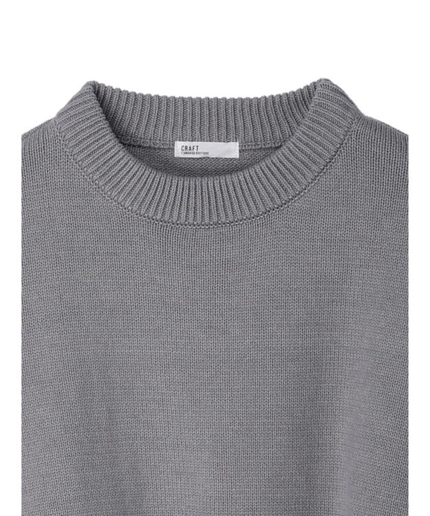 CRAFT STANDARD BOUTIQUE シャツドッキングニットプルオーバー Gray Mixture