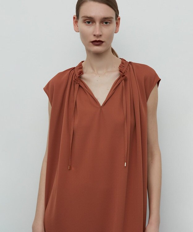 BEIGE， PALAIS / ギャザーワンピース Tan