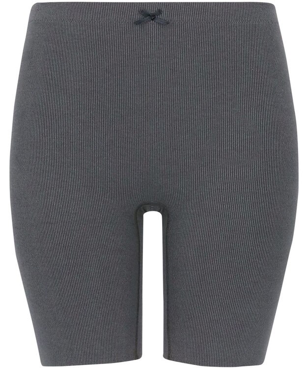 Wing あったかオーバーパンツ 薄手 アウターにひびきにくい 毛パン 3分丈 秋 冬 ER0612 ウイング／ワコール グレー