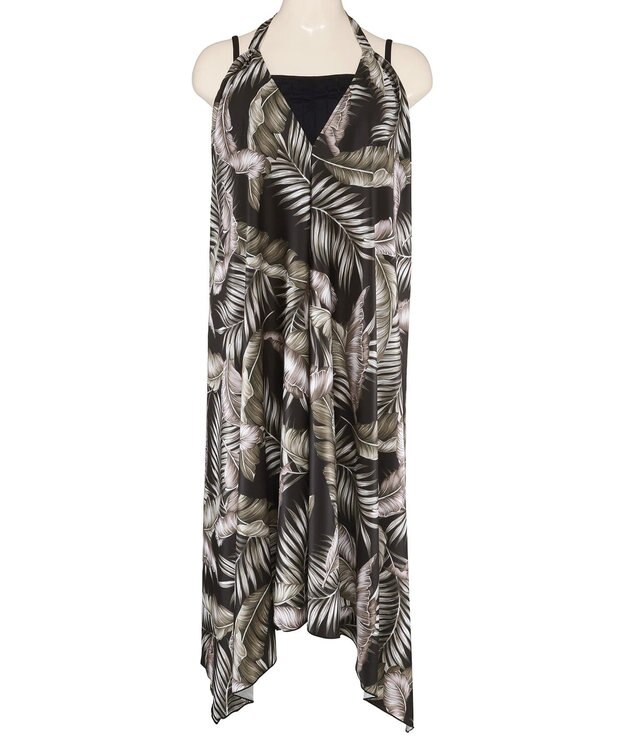 San-ai Resort（三愛水着楽園） WEB限定　ドレスパレオ3点セット【Beach Queen（ビーチクイーン）】 ブラック