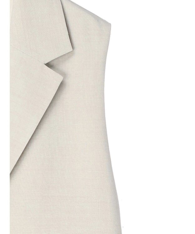 earth music&ecology バックデザインジレ Beige