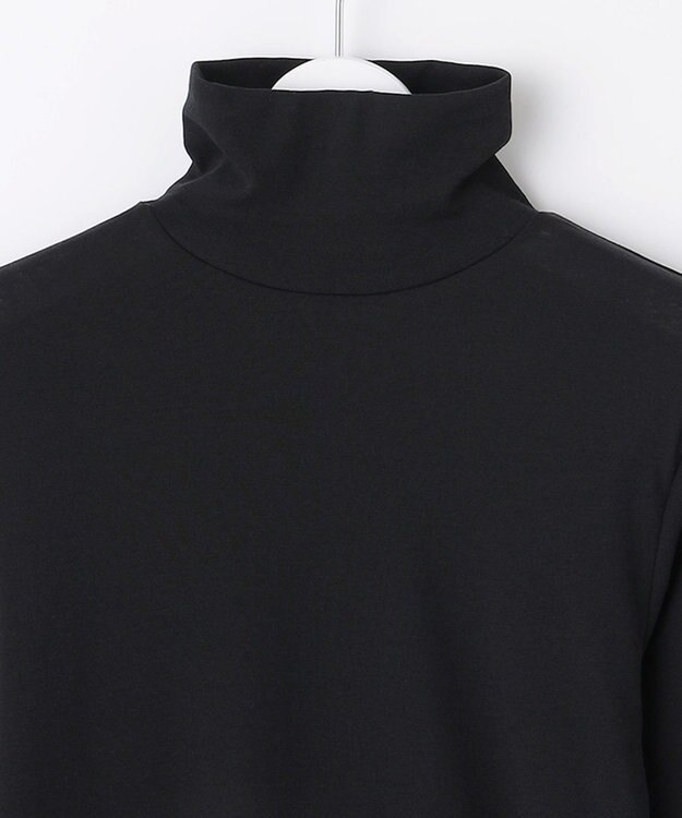 23区 L 【見上愛さん着用/LEE10月号掲載】レイヤードタートル カットソー ブラック系