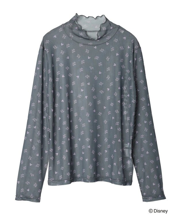 Green Parks Ｄｉｓｎｅｙ／シアーハイネックインナー Charcoal Gray