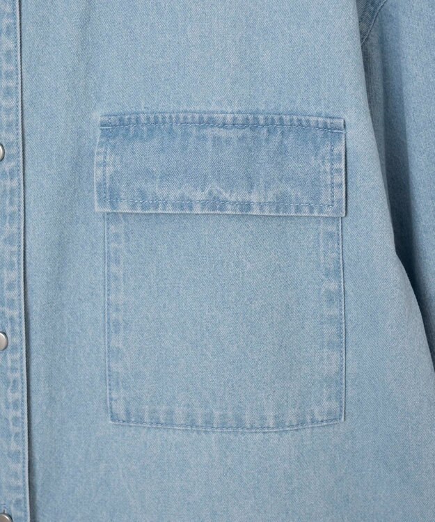 WEGO デニムBIGシャツ デニム淡色