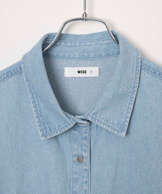 WEGO デニムBIGシャツ デニム淡色