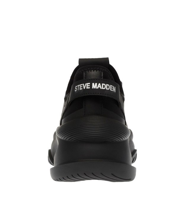 STEVE MADDEN BACKFIRE ストレッチニットボリュームスニーカー ブラック