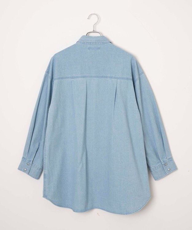WEGO デニムBIGシャツ デニム淡色