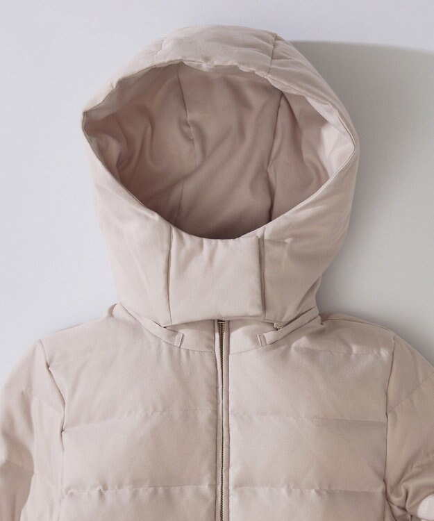 組曲 S 【洗える・2WAY】ライトタフタショートダウン ベージュ系