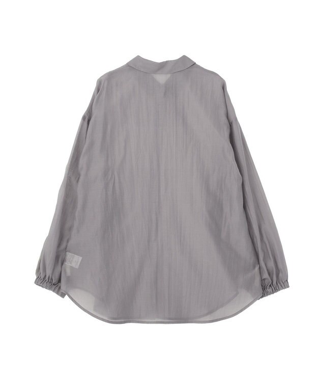 Green Parks 【WEB限定】ＳＥＴ２点フリルビスチェ＋シャツチュニックⅡ Charcoal Gray