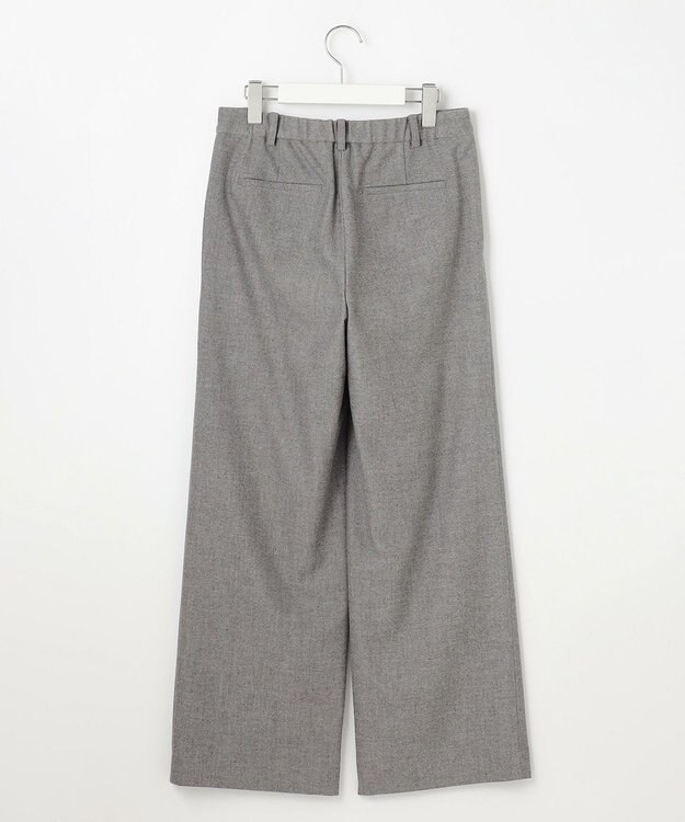 J.PRESS LADIES 【洗える】チェルビック セミワイド パンツ グレー系