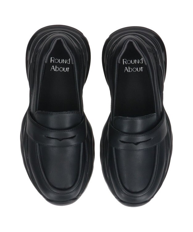 Bridget Birkin 【Round About】ボリュームソールローファー ブラック