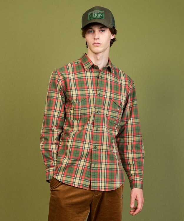 JOSEPH ABBOUD MOUNTAIN 【FILSON】ロガー メッシュ キャップ カーキ系