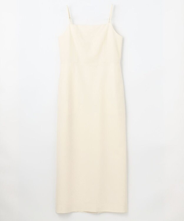 NAVE 【Nave・セットアップ可】ウールポリエステルツイルキャミドレス アイボリー系