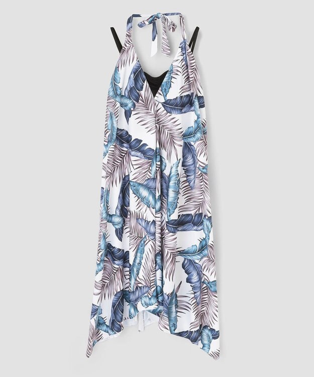 San-ai Resort（三愛水着楽園） WEB限定　ドレスパレオ3点セット【Beach Queen（ビーチクイーン）】 オフホワイトB