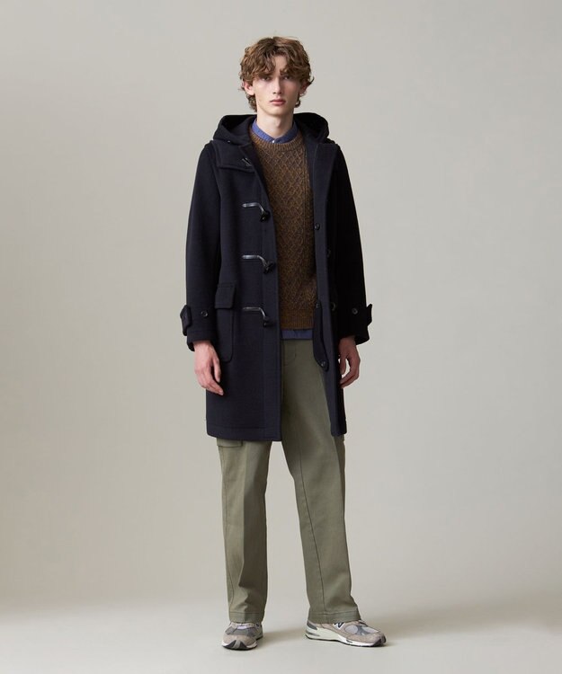 J.PRESS MEN 【KING SIZE】【Cash Lamb’s wool】ケーブルニット / クルー イエロー系