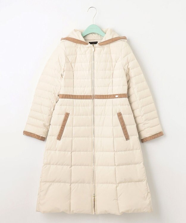 TOCCA HOLIDAY ロングダウンコート アイボリー系