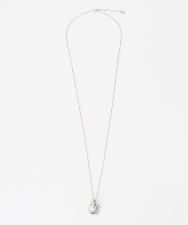 23区 【Oggi10月号掲載】ツインフープ トップ ネックレス シルバー系