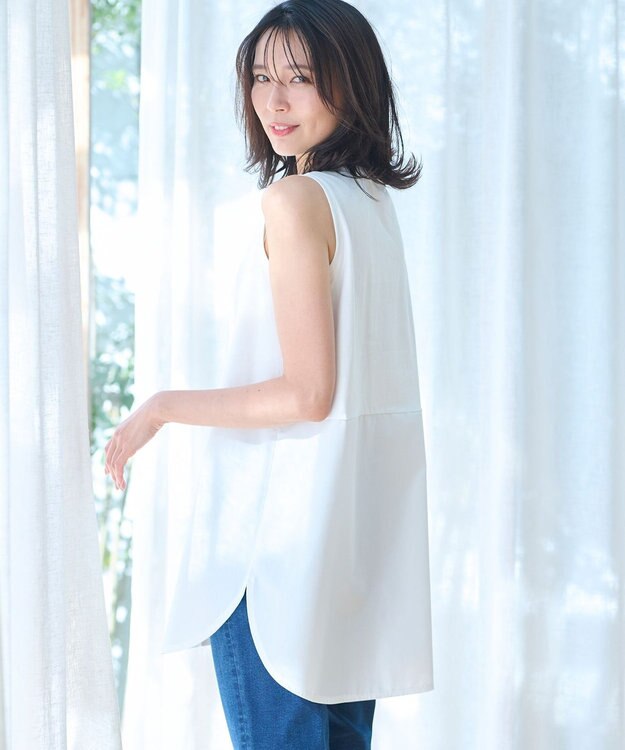 ANY 【洗濯機可能】レイヤードインナータンクトップ オフ