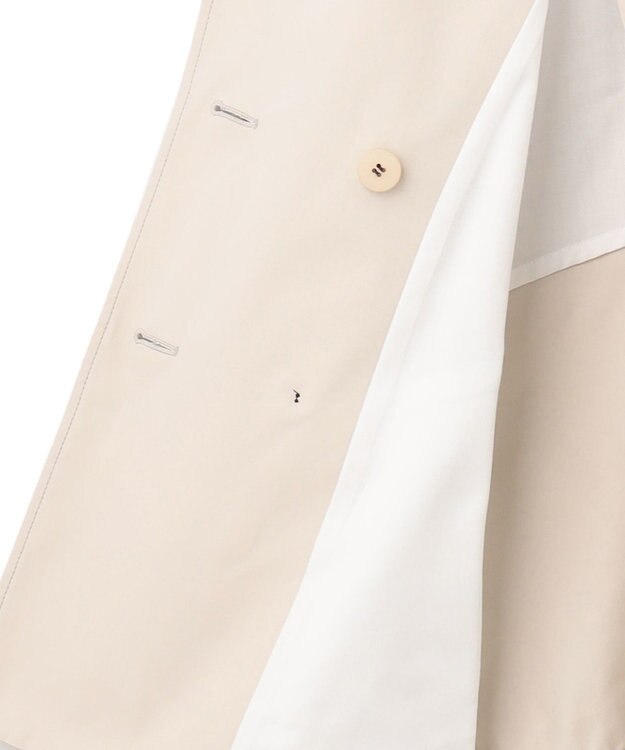 23区 コットンポリエステルギャバジン ショート トレンチ コート ベージュ系