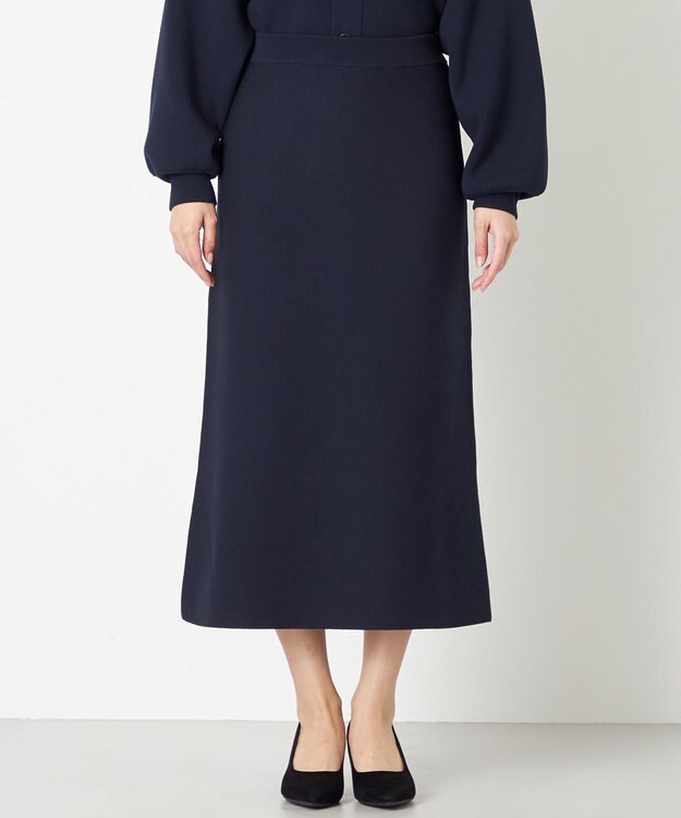 NAVE 【ReNAVE】スムースニット スカート ネイビー系