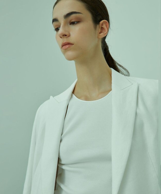 BEIGE， BURDOCK / ダブルジャケット White