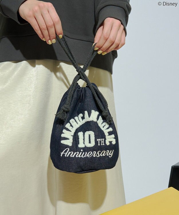 AMERICAN HOLIC 【Mickey&Friends】サガラバッグ Indigo