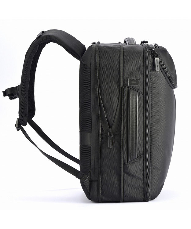 ACE BAGS & LUGGAGE ace. デュアルポーズ A4ファイル 15.6インチPC収納 エキスパンド ビジネスリュック 35113 ブラック