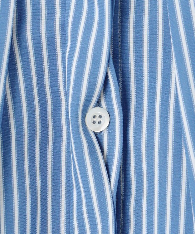 組曲 S ライトデシンフリル襟 ブラウス ブルー系1