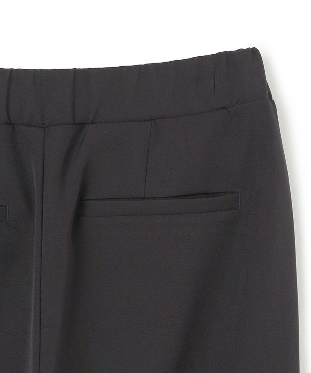 UNFILO L フロントスリットパンツ ブラック