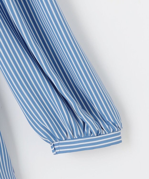 組曲 S ライトデシンフリル襟 ブラウス ブルー系1