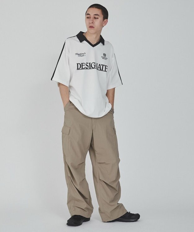 WEGO グラフィックドロストゲームシャツ（S） ホワイト