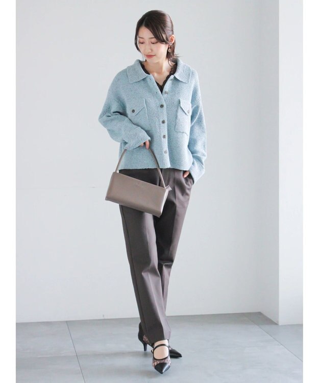 Te chichi ストレッチテーパードパンツ チャコールグレー