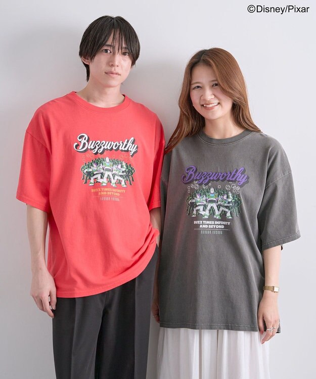 Green Parks トイストーリー／ウ゛ィンテージ風Ｔシャツ Charcoal Gray