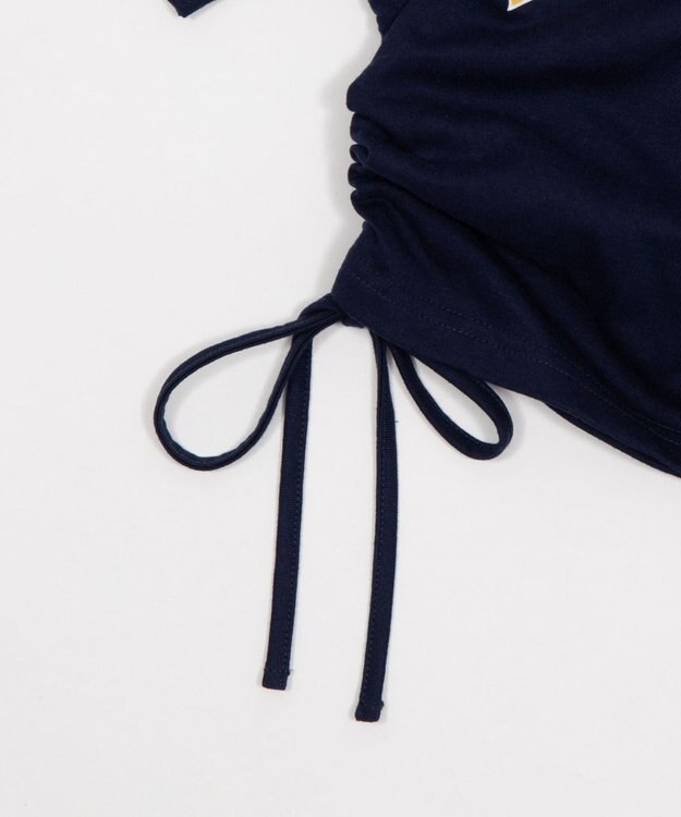 WEGO グラフィックサイドリボンドロストショートT 柄2