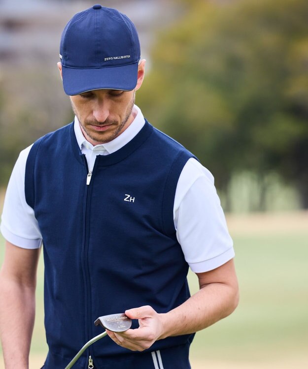 ZERO HALLIBURTON プレミアムサマーニットベスト ZHG-M5S3a 82946 ネイビー