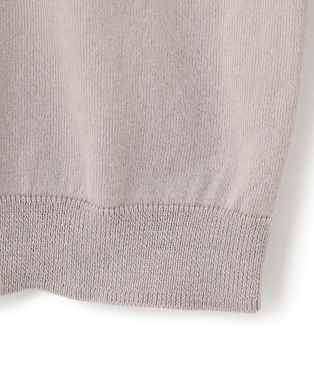 23区 S 【Oggi1月号/CLASSY.11月号掲載】スムージーコットン タートルネック ニット ライトグレー系