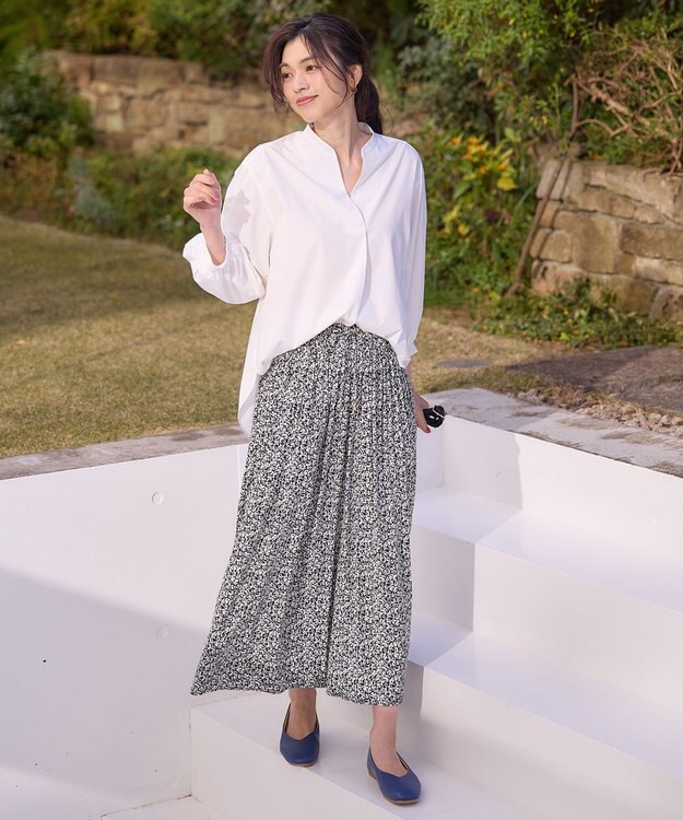 ANY 【WEB限定】【UVカット/抗菌防臭/速乾】エニィファンクション　スキッパーブラウス オフ