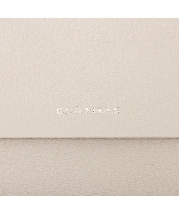 CLATHAS ソフィア かぶせ長財布 アイボリー