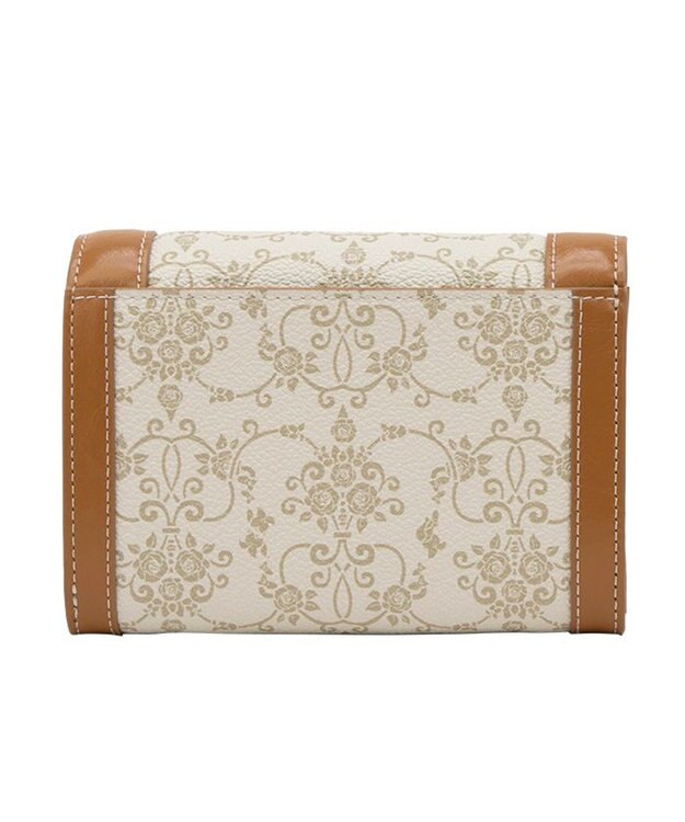 ANNA SUI リーブル 内Lファスナー二つ折り財布 ベージュ