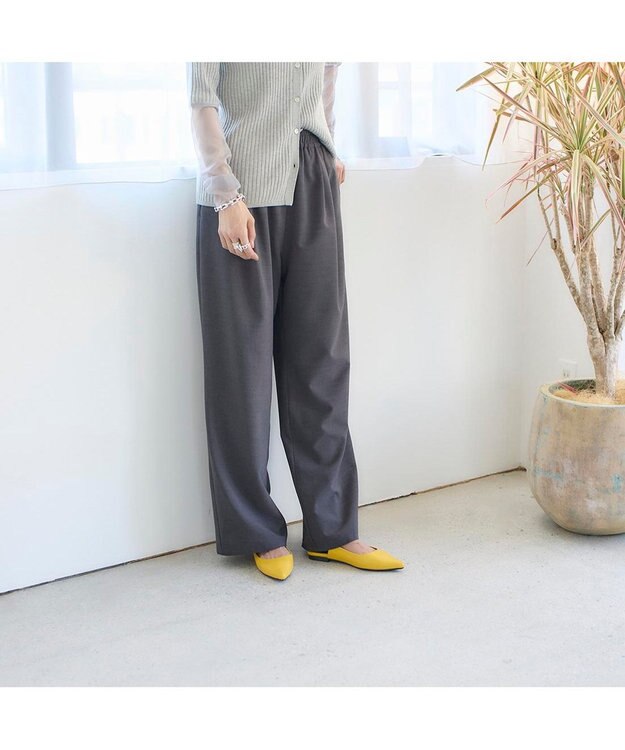 MODE ET JACOMO <noyau>ポインテッドトゥバックベルトパンプス イエロー