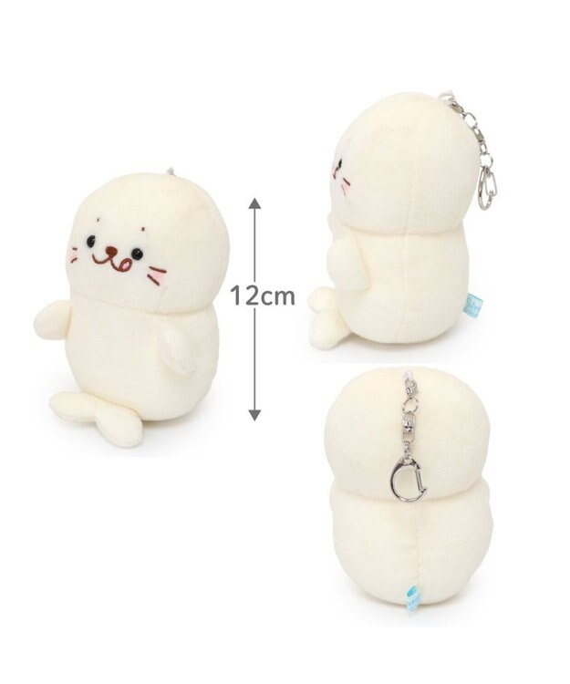 Mother garden しろたん ついてきちゃう ぬいぐるみ キーホルダー 《ぺろりついたん》 ぺろりついたん