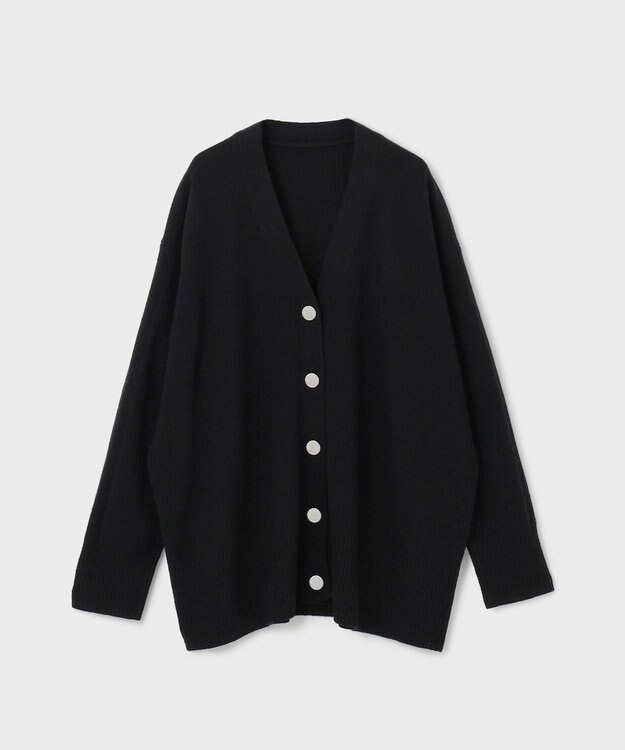 GRACE CONTINENTAL クーマラムニットカーディガン ブラック