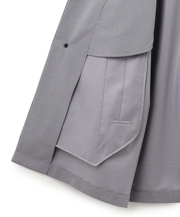 JOSEPH HOMME エアジャガードジャージー　ステンカラーコート ライトグレー系