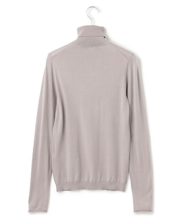 23区 【Oggi1月号/CLASSY.11月号掲載】スムージーコットン タートルネック ニット ライトグレー系