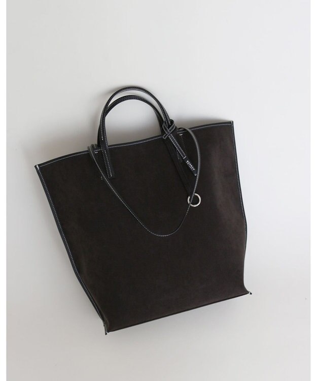 MORROW by thank 【A4サイズ収納可/軽量】VIVIAN LARGE ASスエード　ブラック